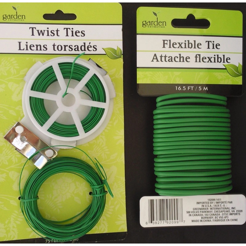 GARDENING GREEN TWIST & FLEXIBLE SOFT TIES Garden SELECT: Twist,