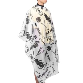 Bata Peluqueria, Capas para el cabello capa de peluquero profesional cubierta de capa barberia para corte de pelo capa de peluquería ajustable para estilistas y peluqueros