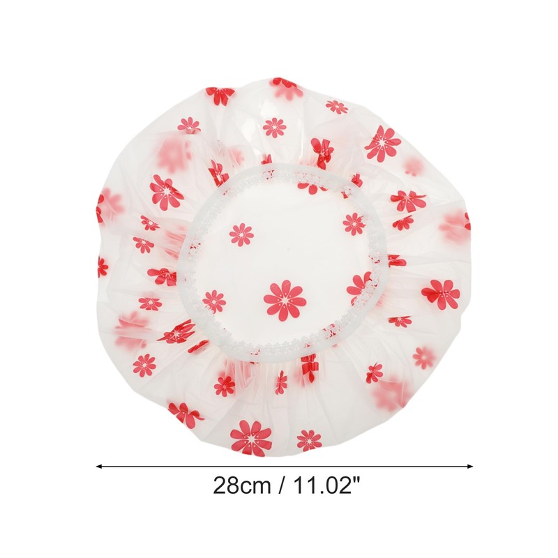 VOCOSTE Shower Cap Hair Cap 1 Layer Waterproof Reusable Bath