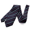 Michi Kolondon Brand Necktie, 100% Silk, Jacquard Woven, Plaid Pattern,