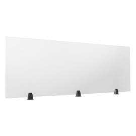 Desk Divider for Students,Modern Frosted Acrylic Clamp-on Desk Partition Desk Privacy Panels,Acrylic Cubicle Desk Dividers,Office Partitions (60x22x2in)