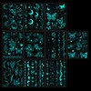 Gjinxi Butterfly Tattoos Temporary Glow in The Dark Tattoos for