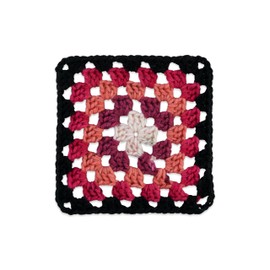 Red Heart All in One Granny Square Black -Carnation Code Yarn - 3 Pack of 250g/8.8oz - 100% Acrylic - #4 Worsted (Medium) - 381m/417Yards - for Knitting, Crochet and Amigurumi