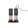 Tyzine 2Pack Electric Salt & Pepper Grinder Set One-Touch Operation