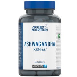 Applied Nutrition Applied Nutrition Ashwagandha KSM-66 - Premium Ashwagandha Herbal Supplement for Energy, Anxiety, Stress, Made in The UK (60 Capsules)