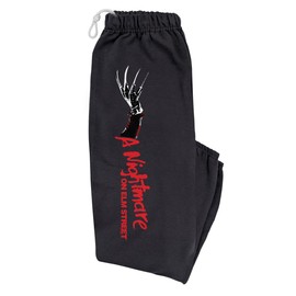 A Nightmare on Elm Street Slash Logo Mens Jogger Sweatpants, Black, 2X-Large