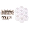 Plasma Consumable Kit P80 Electrode Tip Ceramic Nozzle Set Accessories