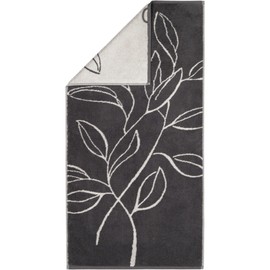 Cawö Atelier Floral 6239 Hand Towels Basalt 77