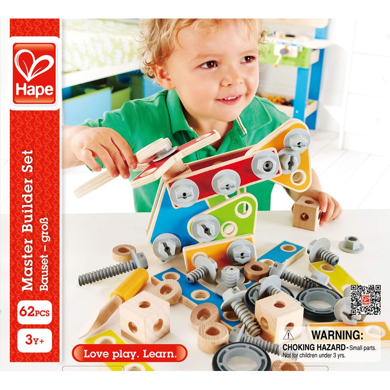 Hape E3081 Master Builder Set, Multicolor