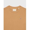GANT Women's Shield C-Neck Sweat Dress, Caramel beige