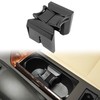 Black Center Console Cup Holder Insert Divider, Compatible with Lexus