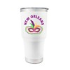 Palm City Products Premium 30 oz New Orleans White Tumbler