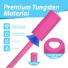 MagiBling Pink Blossom Large Barrel Tungsten Carbide Nail Drill Bits,