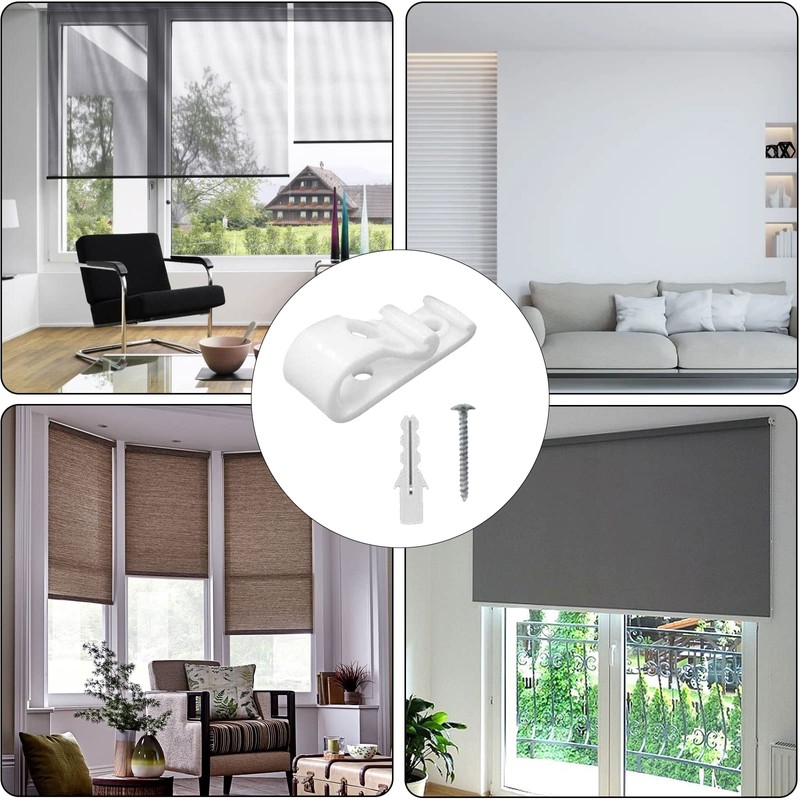 Roller Blind Safety Clip, 2 Sets Plastic Roman Blind Clips