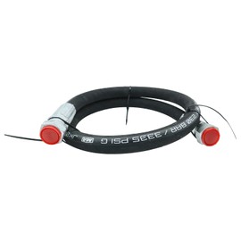 1/2" x 40" Universal Compressor Jumper Hose - High-Temperature 320°F, 1/2" NPT Male Connector, Both Sides Fittings Rotate Freely, 700 PSI