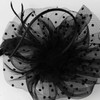 loacuony Fascinator Women's Feathers for Hats and Fascinators, black, Unit