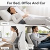 Lumbar Support Pillow for Bed, 19.7 x 7.9 x 3.9