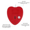 Wired Mouse, Heart Shaped Wired Mouse, Cute Cartoon Mouse, Portable