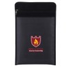 1pc Double Sided Fireproof Bag Fire Water Resistant Pouch for