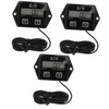 SUPVOX 3pcs Motorbike Hour Digital Timer Practical Tachometer for Motorcycle