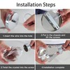 Modern Crystal Pendant Light, 3-Color LED Crystal Pendant Light, Adjustable