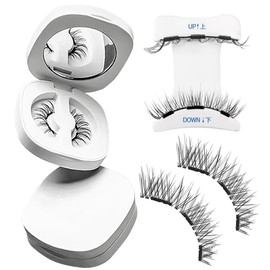 TEIHWAL Magnetic Eyelashes with Applicator Reusable Magnetic Lashes, 3D Natural Look, No Glue Fake Eyelashes for Party, pestañas magnéticas