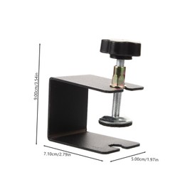 WOONEKY 2pcs Heavy Duty C Clamps Stainless Steel Woodworking Clamps for Secure Installation and Assembly Design for Varying Thickness for and DIY Projects