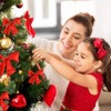LATERN 20M Christmas Satin Ribbon, 10.2CM Width Thick Satin Ribbon
