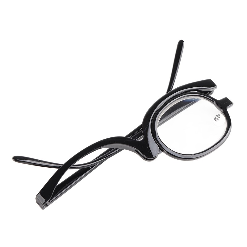 Magnifying Makeup Glasses Fashionable Flexible Flip Down Lens Cosmetic Reading