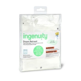 Dream Retreat Oval Fitted Replacement Sheet, fits Dream Retrat Portable Sleep Solution, Machine-Washable, Neutral