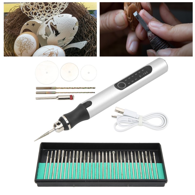 Engraving Pen Portable Wireless Charging 3 Speed DIY Drilling Cutting