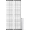 PRO&Family 18" x 72" NSF Chrome 2 Wire Shelf Kit