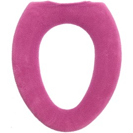 OKA Toilet Seat Cover, Royal Collection Chelsea O-shaped Toilet Seat Cover, Pink, 10.6 x 7.1 x 1.0 inches (27 x 18 x 2.5 cm)