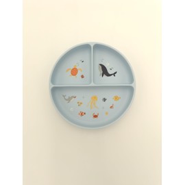 Studio Merveille Silicone Plate for Baby and Toddler (Ocean Animals)