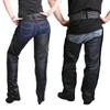 Hot Leathers CHM1001 Black Fully Lined Unisex Premium Leather Motorcycle