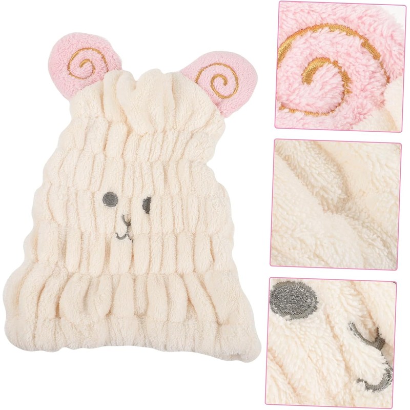Ipetboom 3 Piezas Gorro para Secar El Cabello De Coral