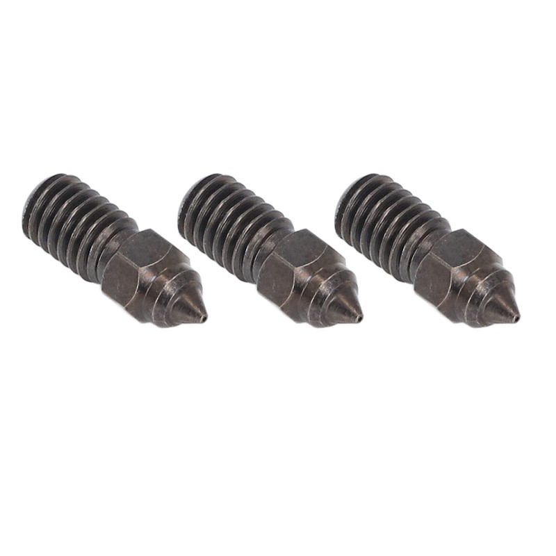 3Pcs Hardened Steel Nozzle High Speed 1.75MM 0.4mm for ENDER