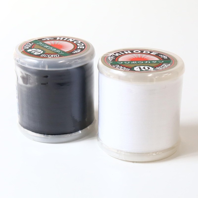 フジボウ 日の出カタン糸 40/200m 白 FHI40-200-W