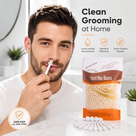 Portable Nose Wax Kit for Men & Women – 50g At-Home Nose Hair Removal Set for Grooming & Travel