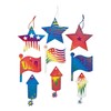 4Th of July Magic Scratch Ornaments - Crafts for Kids