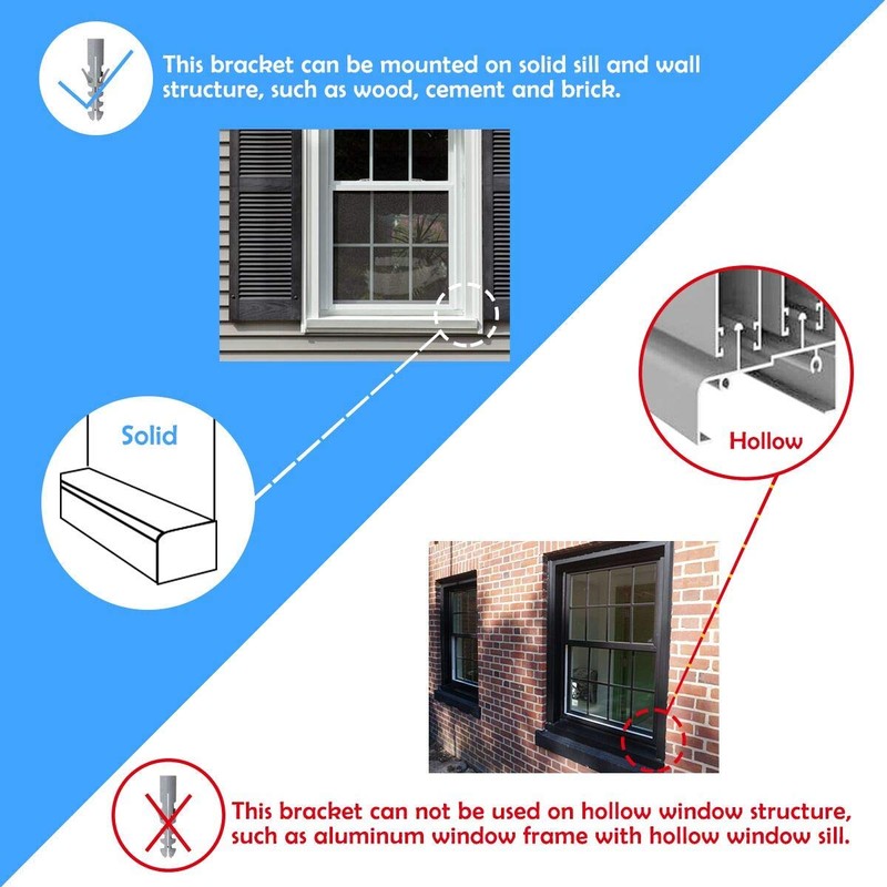Air Jade Window Air Conditioner Bracket, Up to 85 lbs,
