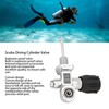 Scuba Diving Cylinder Valve G3/4 DIN Yoke Dual Use 250