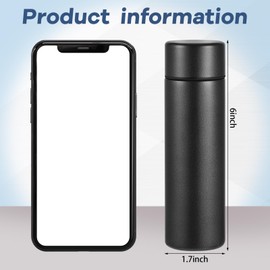 Irenare 5oz Mini Water Bottle Mini Insulated Stainless Steel Bottle Purse Water Bottle Cute Leak Proof Flask Keeps Drink Cold and Hot for Purse Women(Pink, Green,2 Pieces)