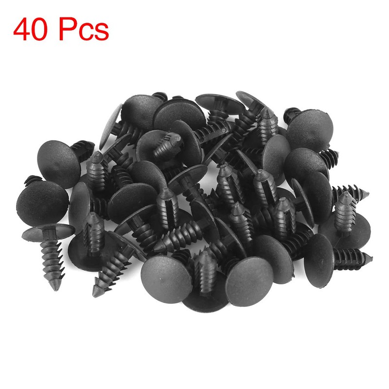 X AUTOHAUX Pack of 40 Car Mounting Clips Studs Rivets