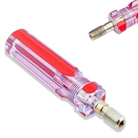 F Type Contact Plug Installation Screwdriver for Contact Stopper 1 Set F Type Connector 3C 4C 5C Compatible Tangential F Type Coaxial Cable F Connector Antenna Wire Making Cable Creation Tool Plug