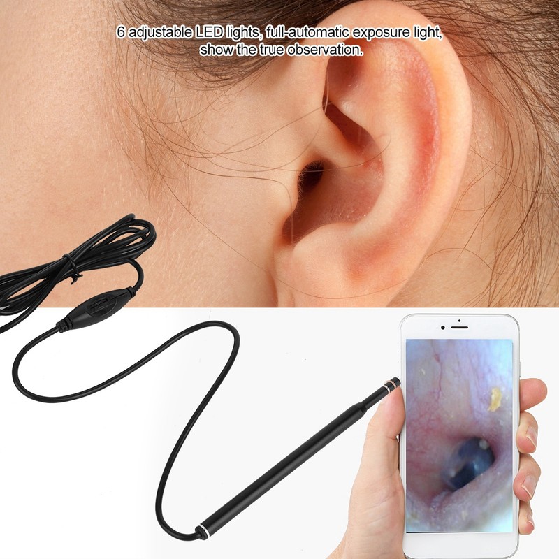 3-in-1 Home Use Ear Cleaning Endoscope Earpick Camera HD Earwax