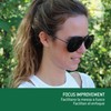 NATURALIGHT Rasterbrille/Lochbrille für Augentraining - Modell Basalto – Bifokales Raster