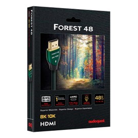 AudioQuest 2.25m Forest 48 2.1 HDMI Cable - 8K/10K Ultra HD, Gaming, High-Speed, 48Gbps, HDR, eARC