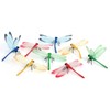 Attuslla 50 PCS 3D Dragonfly Garden Decor Dragonfly Stakes with