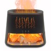 Fireplace Flame Diffuser & Himalayan Salt Lamp, 8 Colors Aromatherapy